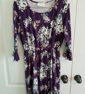 French Grey Stitch Fix 3/4 Sleeve Dress.